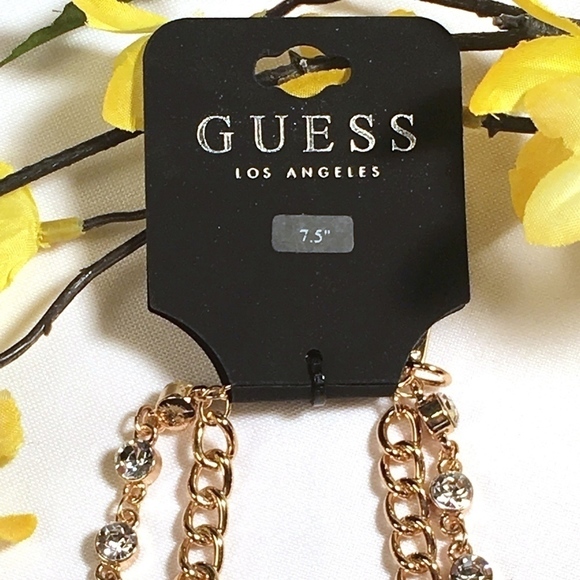 3/$29! GUESS Charm Bracelet Heart, Arrow, "Love" - Picture 5 of 8